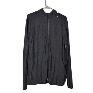 Lululemon Men’s Surge Warm Full Zip Hoodie Running Dark Heather Gray Size Large